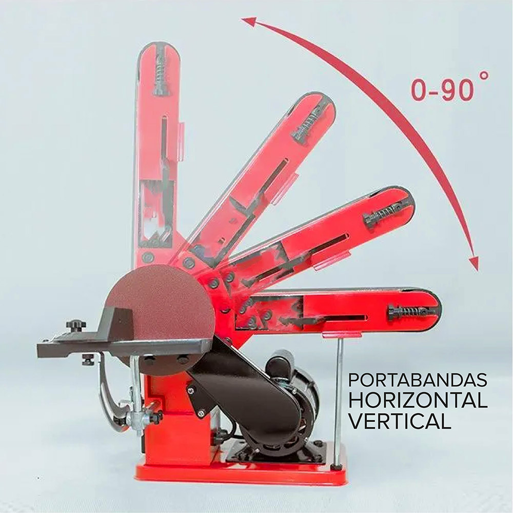 Lijadora De Banda Kommberg Con Disco KB-LBD150 - Image 5