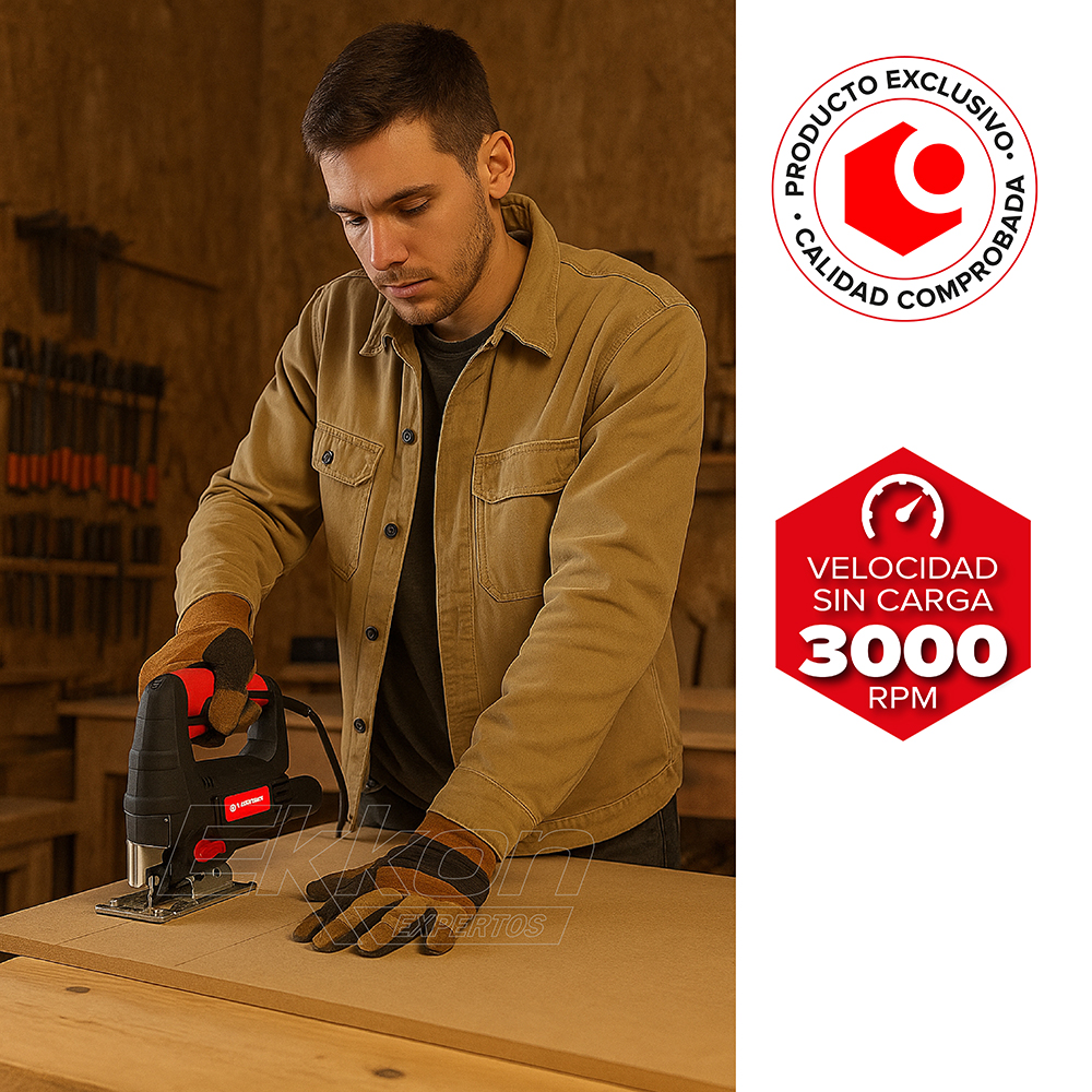 Sierra Caladora Kommberg Variable 710w 3000rpm Madera 65mm KB-SC710 - Image 3