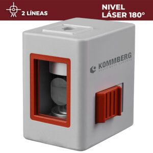 Nivel Laser Kommberg 180° Autonivelante Luz Verde 30 Mts KB-NL2